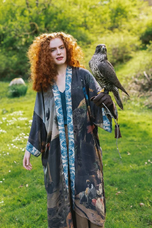 Womens robes with deep pockets functional-Market of Stars Wild Beauty Opera Duster