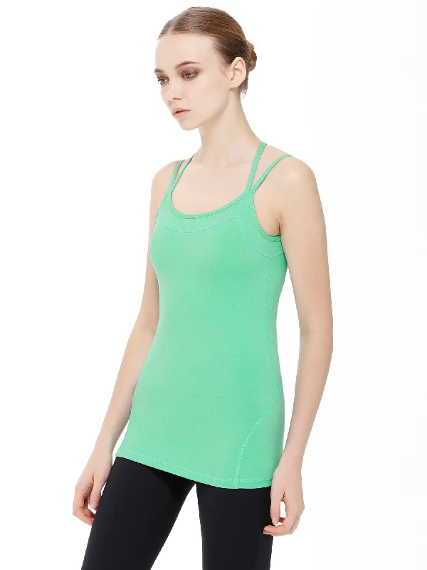 What is a camisole used for?-EDGE TANK, HEATHER GREEN