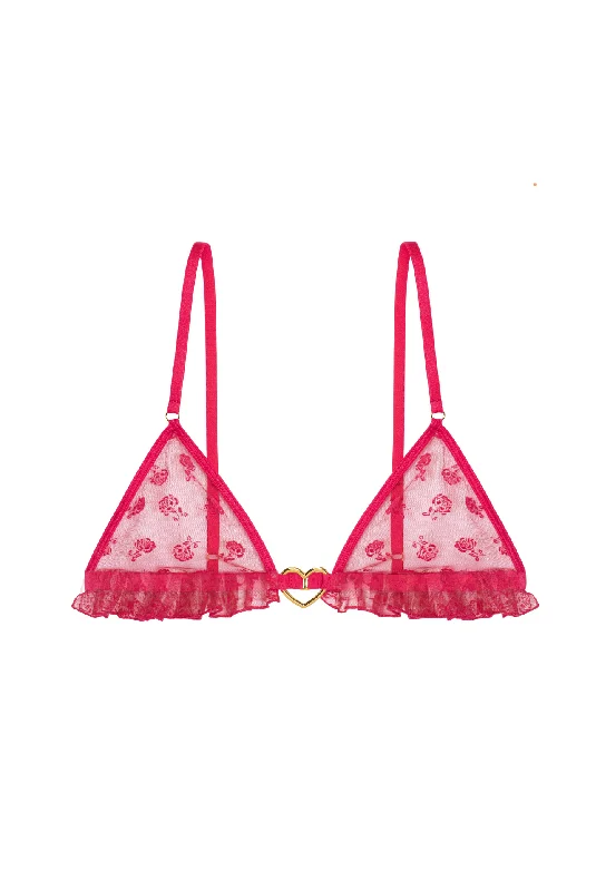 Where do they sell the best quality lingerie sets -ROSE Triangle Bra with Frills and Heart