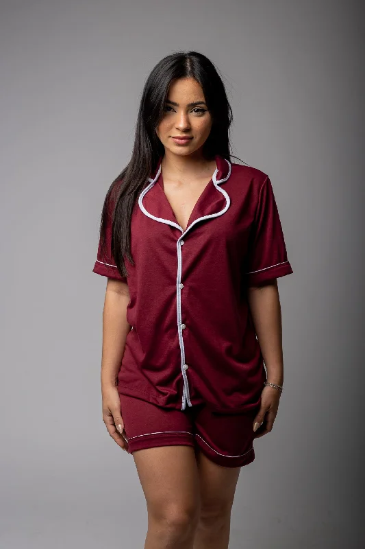 Womens nightwear that are seamless smooth comfortable -American Pajama Cotton Short