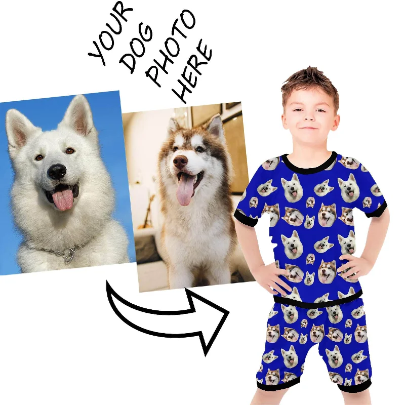 Women's pajama sets that are must have trending -Custom Photo Kids Pajama Set | Personalized Face On Matching Tee & Shorts Set Women's pajama sets that are must have trending -Custom Photo Kids Pajama Set | Personalized Face On Matching Tee & Shorts Set