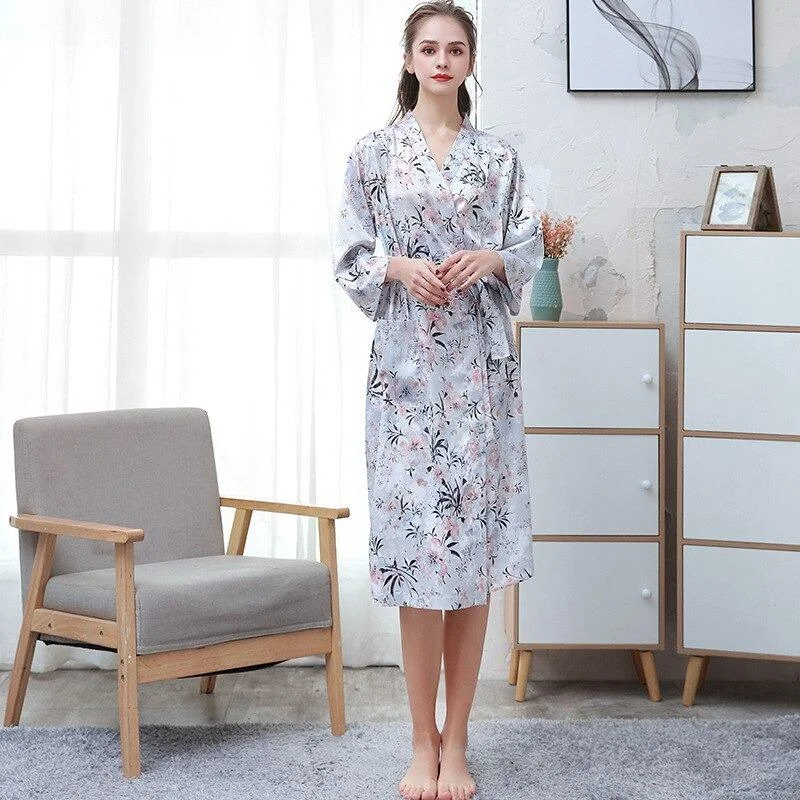 Womens robes that are tagless comfortable itch-free-Peignoir Femme<br> Intérieur