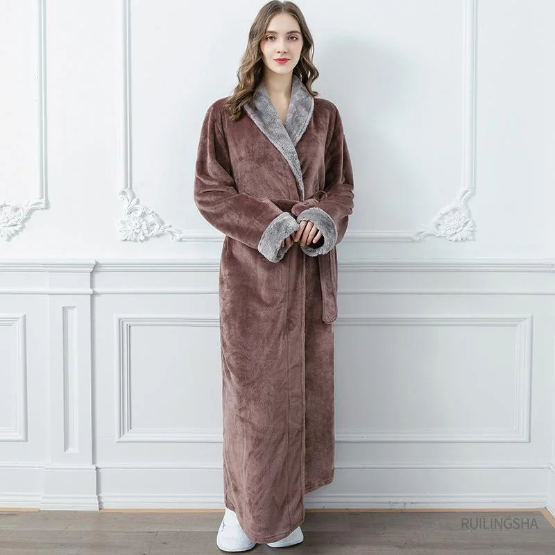 Womens Robe sets with hoods-Robe de Chambre Femme<br> Senior