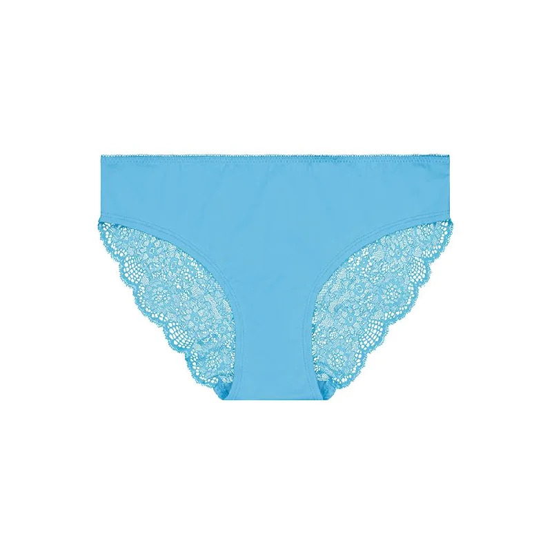 Lace hipster postpartum -Alyssum Lace Bum Bikini Brief - Lagoon