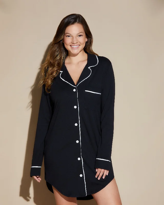 Thermal sleep tops for winter camping-Nightshirt