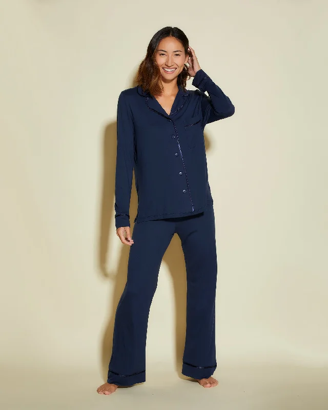 Sleep tops for wheelchair users (back zippers)-Petite Long Sleeve Top & Pant Pajama Set Sleep tops for wheelchair users (back zippers)-Petite Long Sleeve Top & Pant Pajama Set