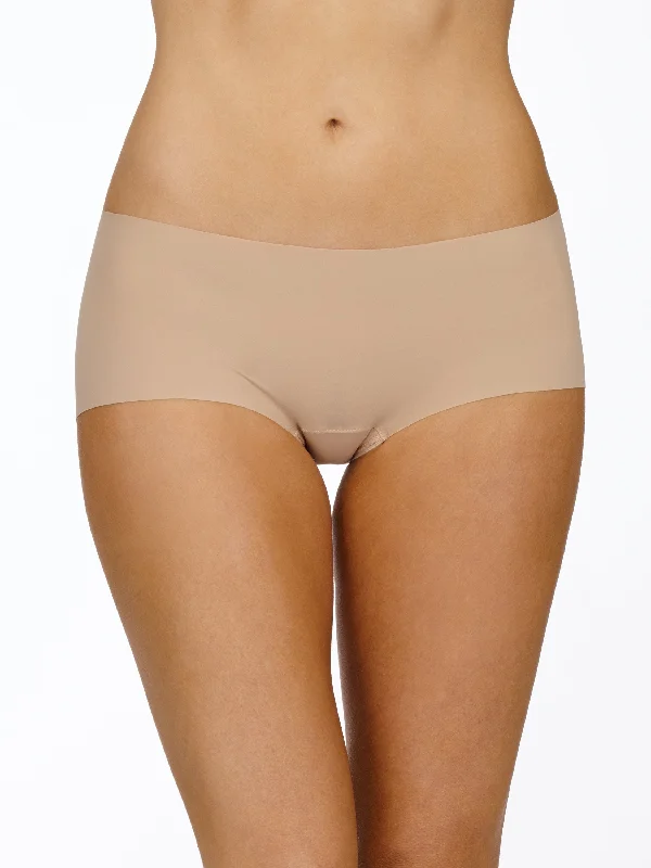 womens panties that are tagless -BreatheSoft® Boyshort Taupe