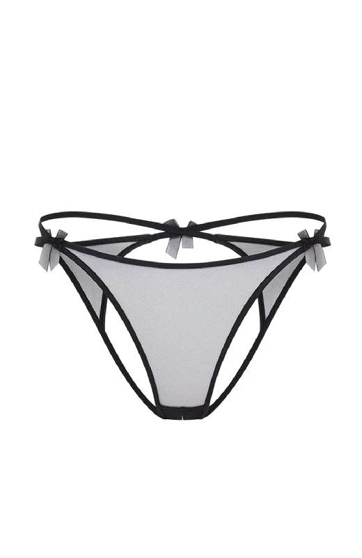 Satin panties for women luxurious -Buffie Ouvert Brief