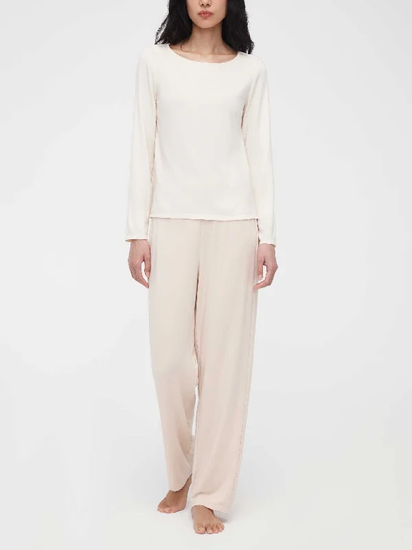 Sleep tops with nanofiber air filtration-Classic Cozy Long Sleeve Tee
