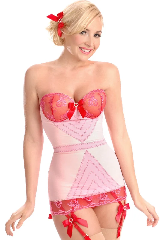 How Much Do Bustiers & Corsets Cost? -Corazon Stretch Corset with Lace Cups