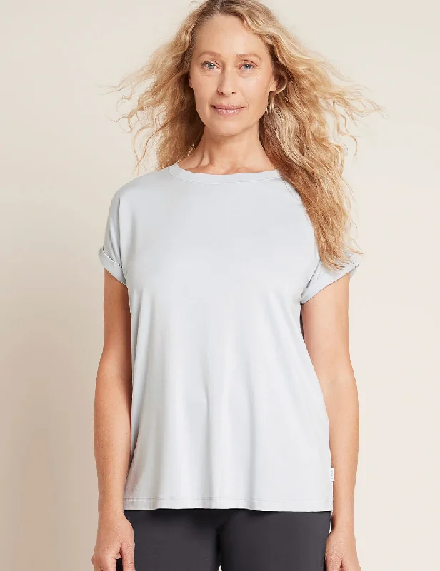 OEKO-TEX certified sleep tops-Downtime Lounge Top - Dove