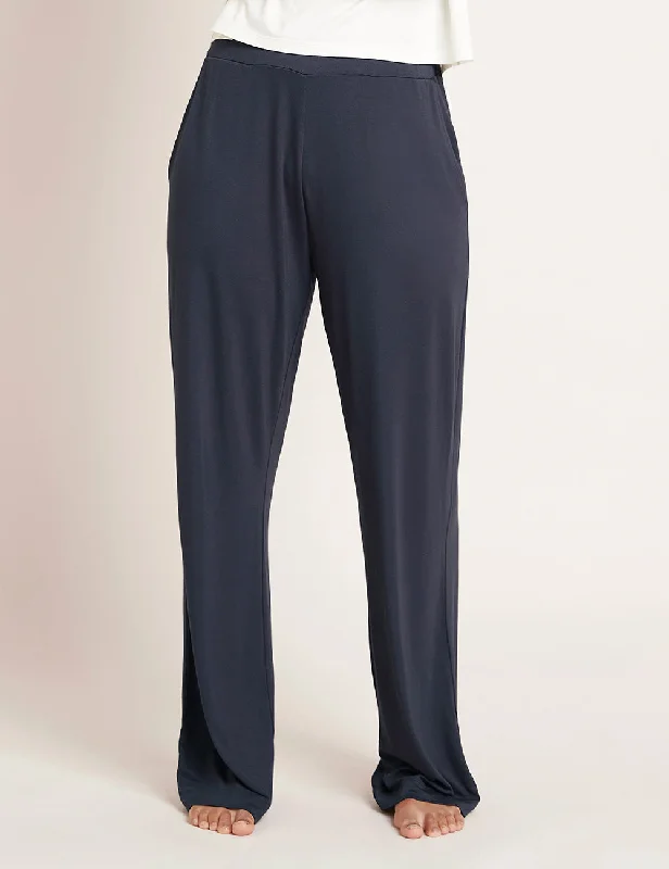 Sleep tops with gusseted underarms-Downtime Wide Leg Lounge Pant - Storm