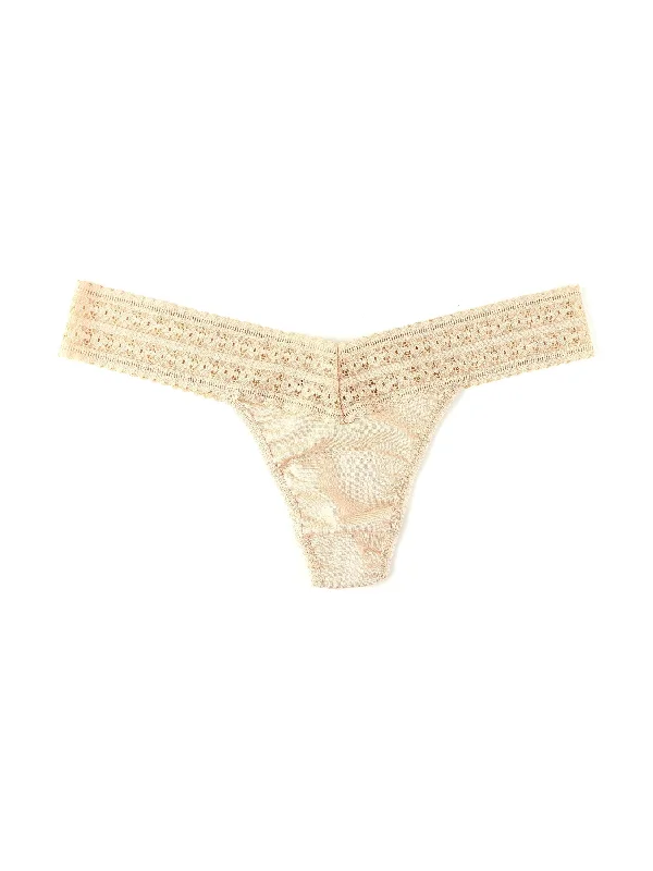 womens panties without metal -DreamEase® Low Rise Thong Chai