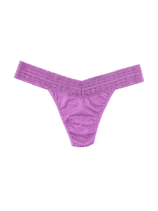 womens panties plus size -DreamEase® Original Rise Thong Berry Pie Purple