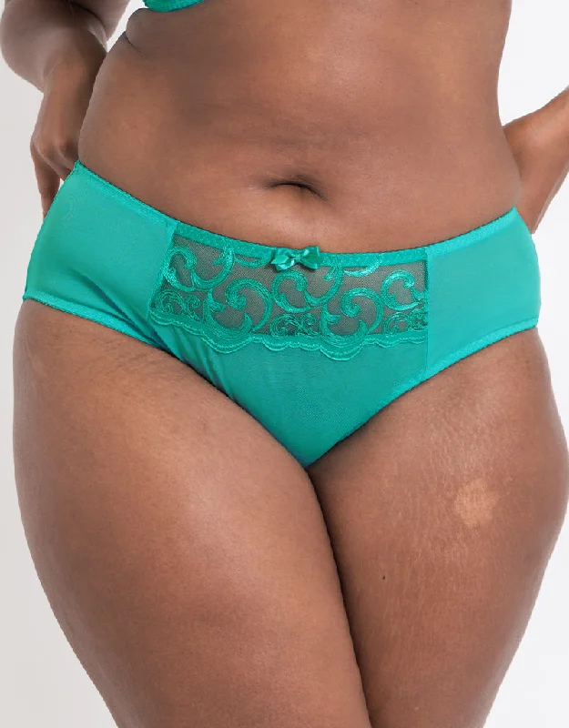 womens panties sensitive -Flirtelle Alice Brief Blue Lagoon