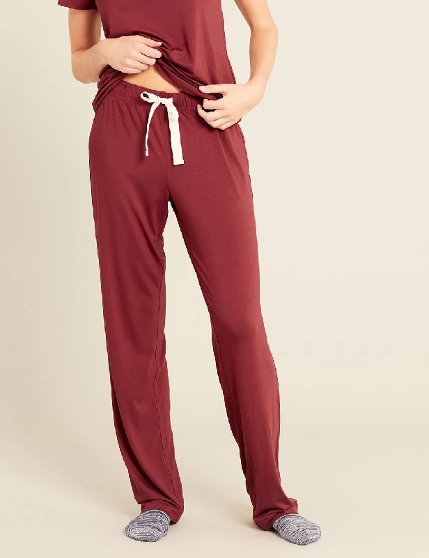 Sleep tops for ostomy bag accessibility-Goodnight Sleep Pants - Ruby