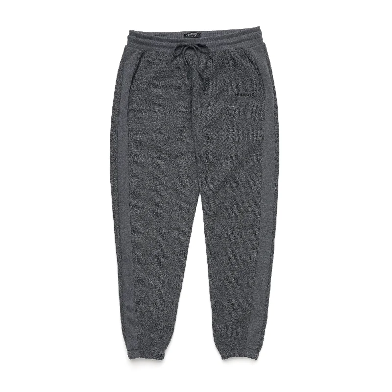 Sleep tops for van life (compact packing)-Inside Out French Terry Jogger - Heather Grey