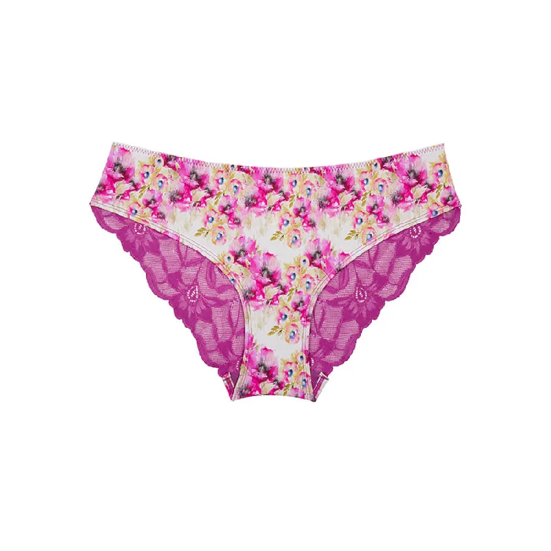 womens panties for different body shapes -Lace Bum Bikini Brief - Aster