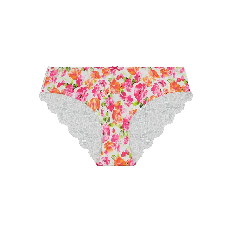 Shapewear panties for women slimming -Lace Bum Bikini Brief - Blooming Roses