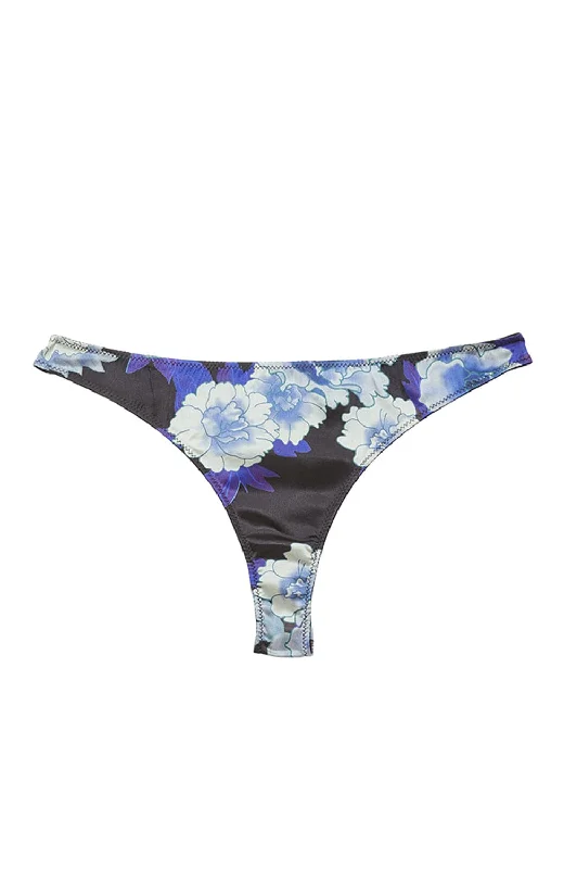 womens panties with adjustable -Luxe Thong