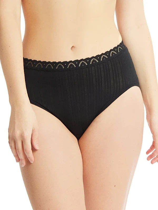 womens panties mood -MellowLuxe™ French Brief Black