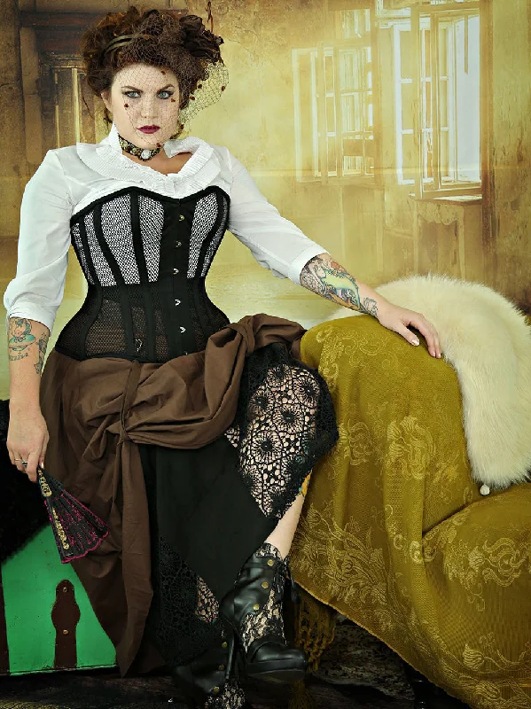 What are the pros and cons of Bustiers & Corsets -Plus Size Mesh Hourglass Curve Longline Overbust Corset : CS-511