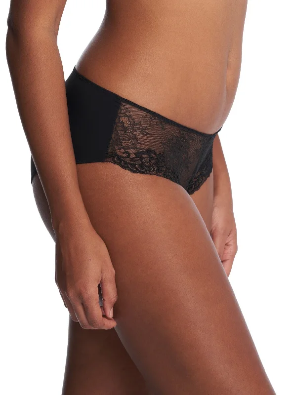 High waisted bikini panties tummy control -Natori: Feathers Refresh Girl Brief - Black High waisted bikini panties tummy control -Natori: Feathers Refresh Girl Brief - Black