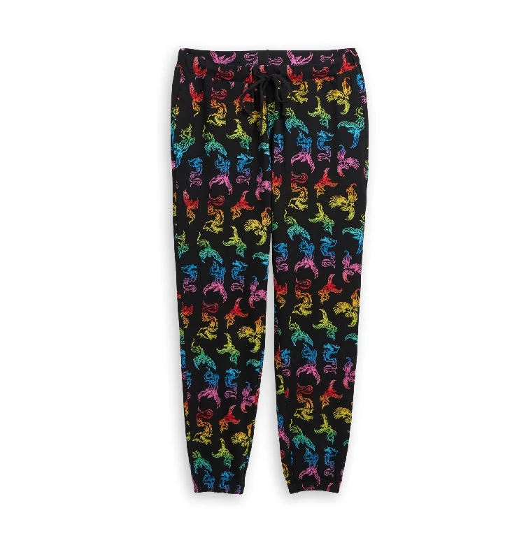 Sleep tops for wheelchair users (back zippers)-Sleep Jogger - Rainbow Phoenix
