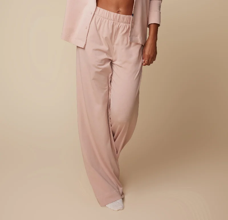 Sleep tops with AI-driven size matching-Perfect Pima Pajama Pants - Bellini