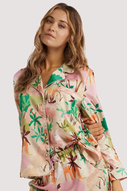 Bamboo fiber sleep tops for night sweating-Alja Horvat Recycled Abstract Shirt