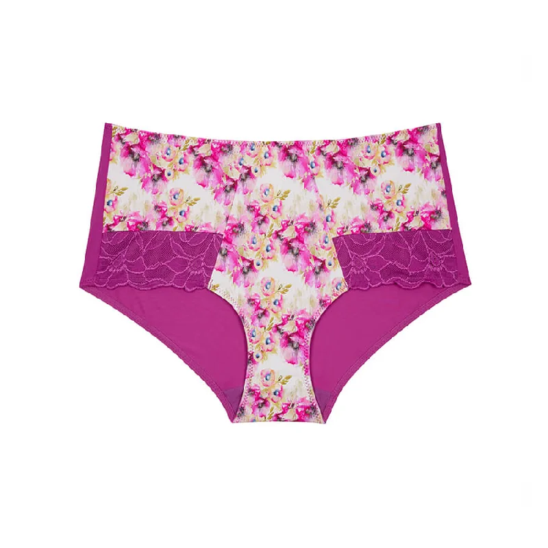 womens panties with convertible -Print Full Brief - Aster