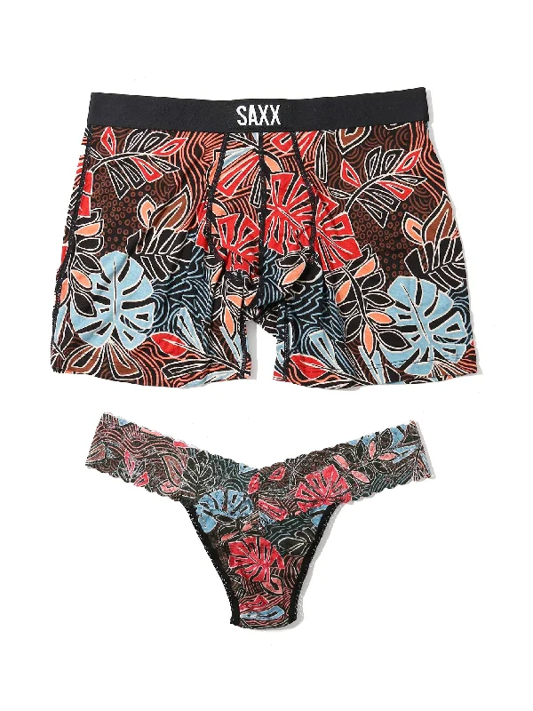 Thong brief panties no panty lines -Signature Lace Low Rise Thong and SAXX Super Soft Vibe Boxer Brief Thong brief panties no panty lines -Signature Lace Low Rise Thong and SAXX Super Soft Vibe Boxer Brief