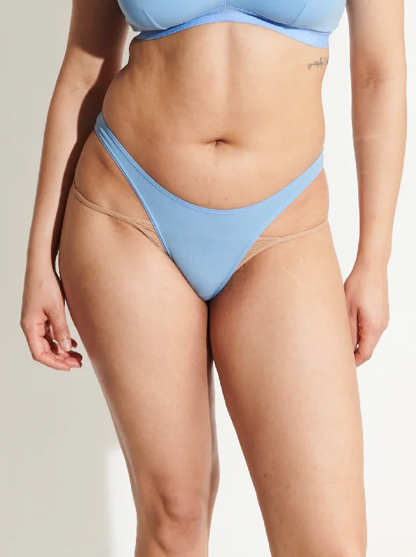 Lace panties for women sexy -Skin: Graysen Organic Cotton Thong - Frozen