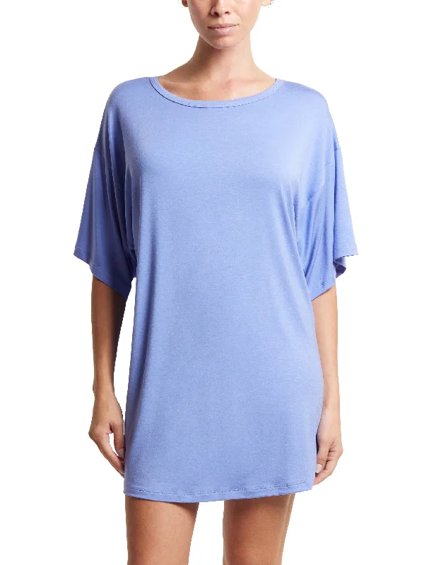 Sleep tops for back acne (breathable)-Unwind Dress Cool Water Blue