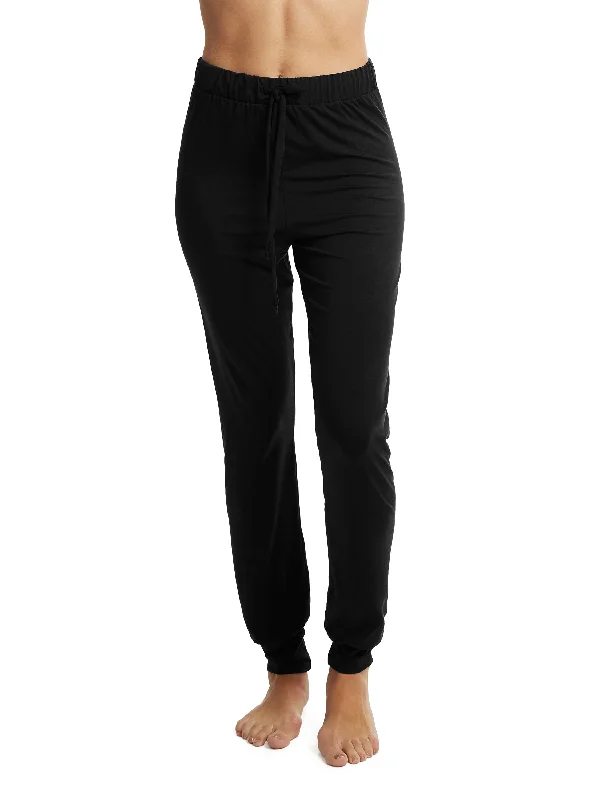 Sleep tops for RVers with quick-dry fabric-Unwind Jogger Black