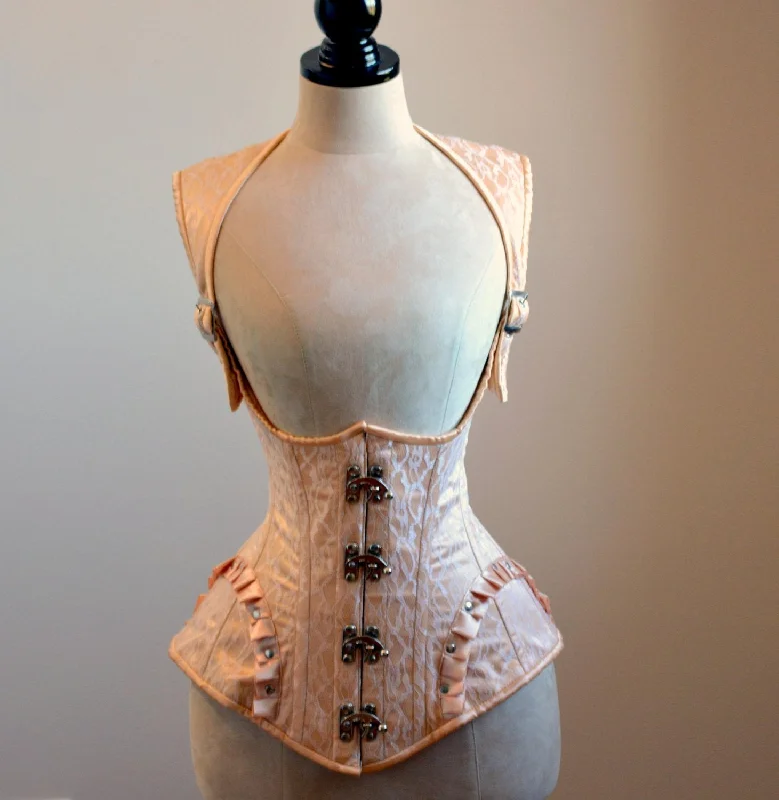 Bustiers & Corsets for all occasions -Vest corset in steampunk style with high back. Gothic Victorian, steampunk affordable corset Bustiers & Corsets for all occasions -Vest corset in steampunk style with high back. Gothic Victorian, steampunk affordable corset