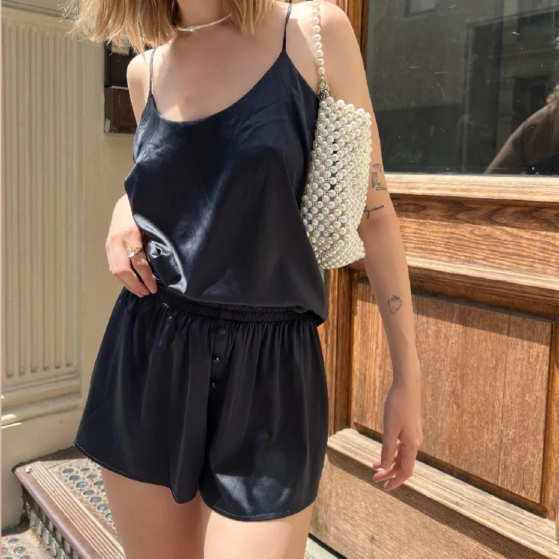 Bodysuits that enhance body shape -Dream Scoop Cami | Luxe Satin (Eightball)
