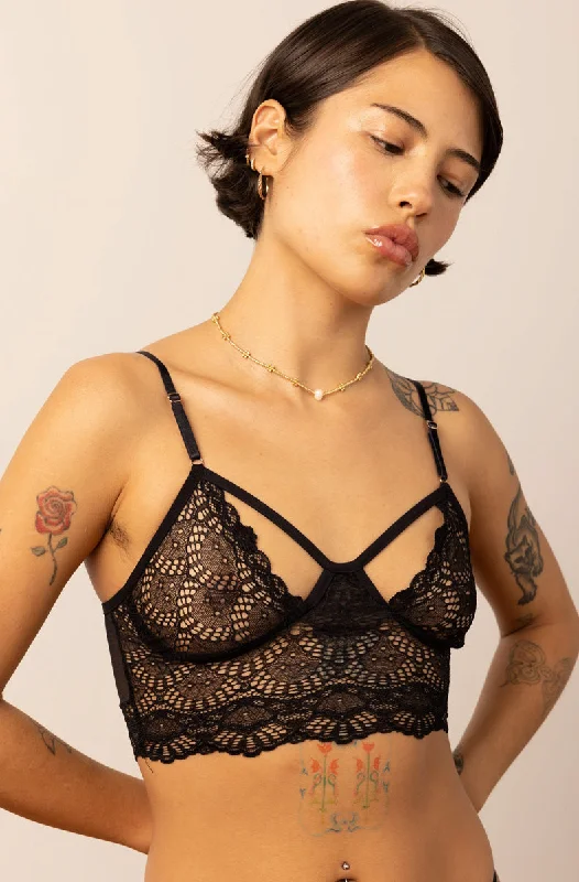 Bodysuits designed to be sexy -Whisper Sweet Nothings cropped cami