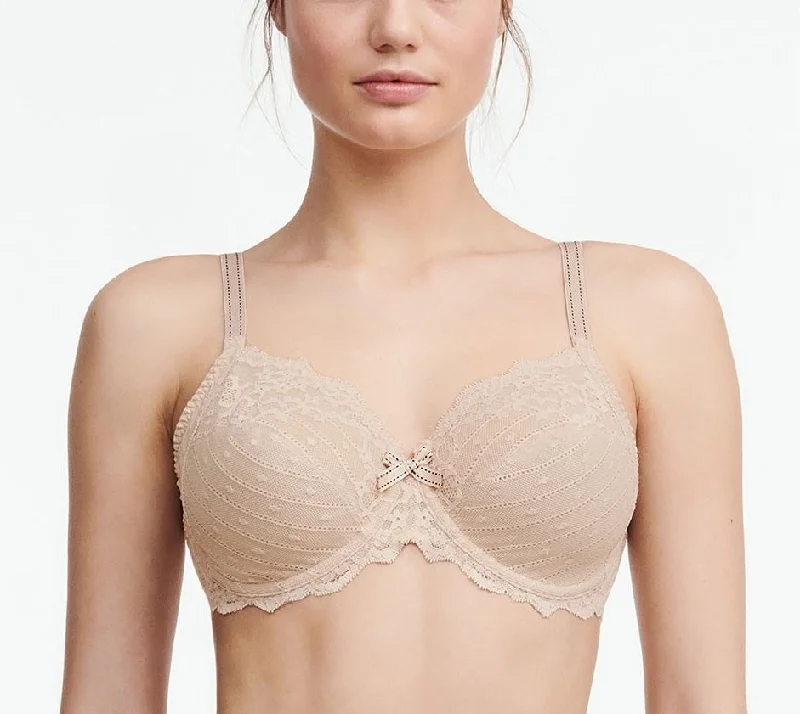 Bra and panty sets with new arrivals -Chantelle Rive Gauche Cappuccino Lace Bra 3281
