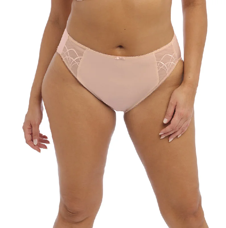 Bra and panty sets with animal print -Elomi Cate Latte Full Brief Panty 4035