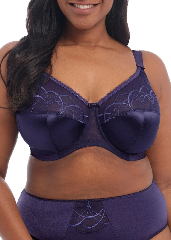 Bra and panty sets for large sizes -Elomi Cate Ink Unlined Bra 4030