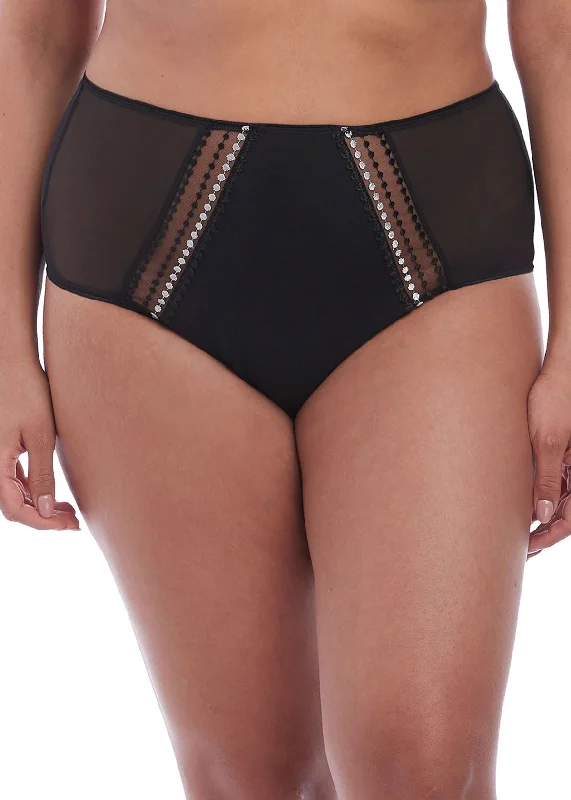 Bra and panty sets that are stylish -Elomi Matilda Black Full Brief Panty 8906