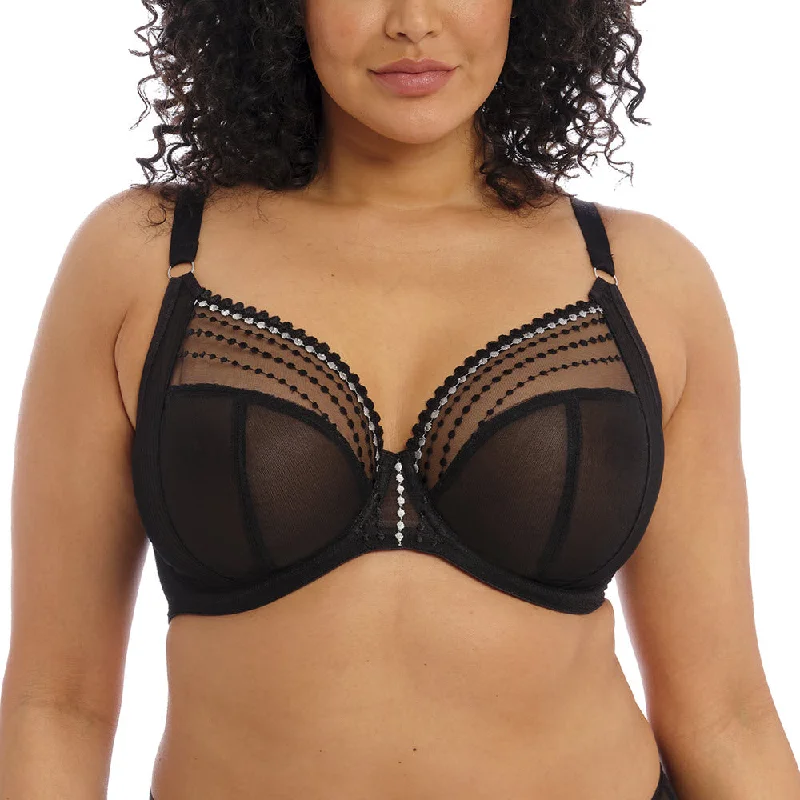 Bra and panty sets with built in shapewear -Elomi Matilda Black Unlined Plunge Bra 8900 Bra and panty sets with built in shapewear -Elomi Matilda Black Unlined Plunge Bra 8900