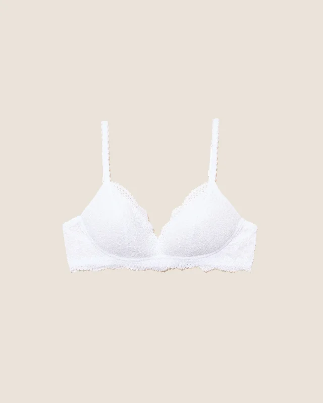 Bra and panty sets with hypoallergenic material -Bralette Imbottita