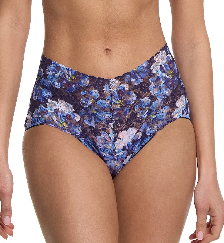 Padded bikini tops for added shape -Hanky Panky Retro Lace Printed V-kini (PR9K2124) - Nightfall Padded bikini tops for added shape -Hanky Panky Retro Lace Printed V-kini (PR9K2124) - Nightfall