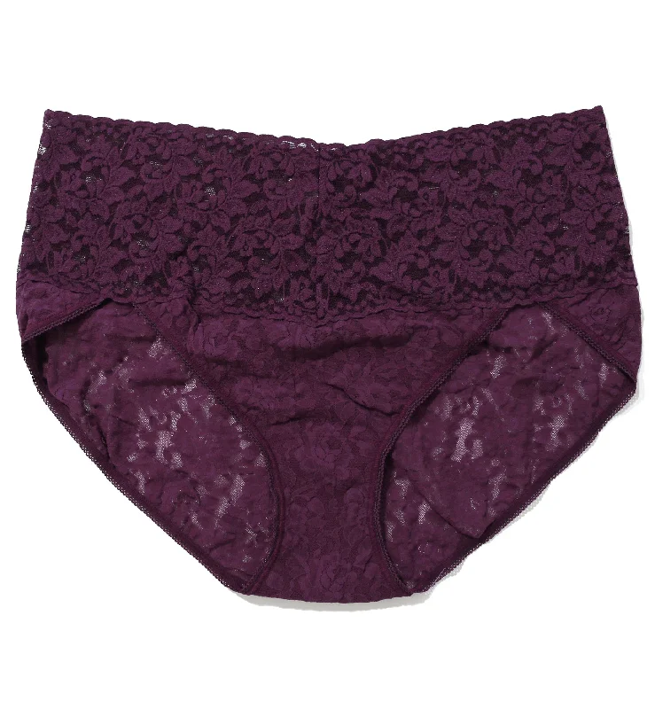 Affordable bikinis under $30 -Hanky Panky Retro Lace V-kini PLUS (9K2124X) - Stone Fruit