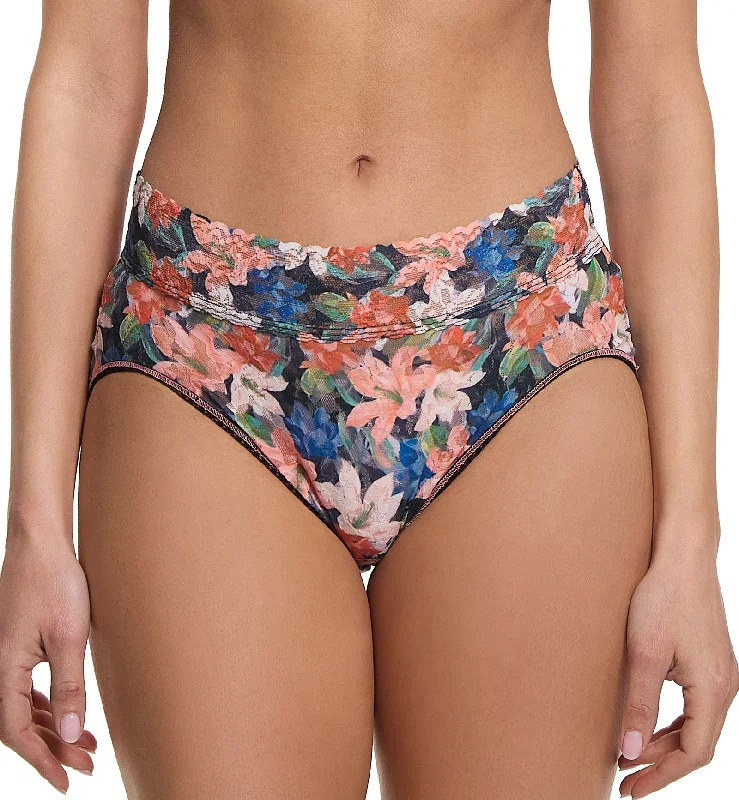 Bikini tops with removable straps for versatility -Hanky Panky Signature Lace Printed French Brief (PR461) - Wonderous Bikini tops with removable straps for versatility -Hanky Panky Signature Lace Printed French Brief (PR461) - Wonderous