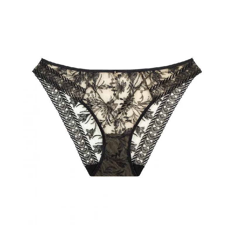 Underwire bikini tops for extra support -ITALIAN BRIEF MYSTÈRE BLACK