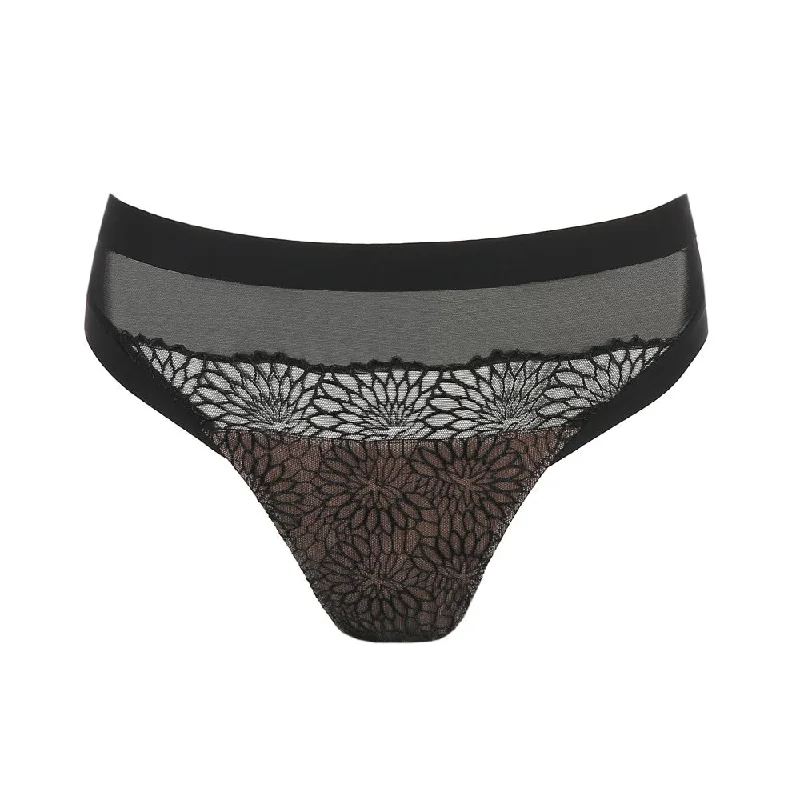 Bikinis with fringe details for fun style -PrimaDonna Sophora Brief Black 0563180