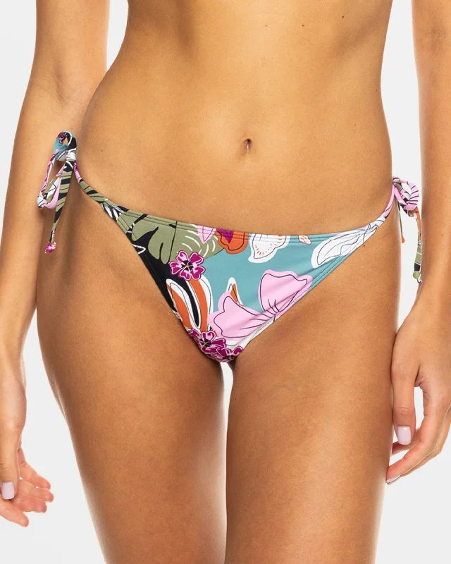 Full coverage bikini for modesty -Beach Classics Tie Side Cheeky Bikini Bottoms - Anthracite Moody Tropical Swim Full coverage bikini for modesty -Beach Classics Tie Side Cheeky Bikini Bottoms - Anthracite Moody Tropical Swim